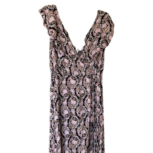 Xhiliration Maxi Floral Romper size M - Picture 1 of 2